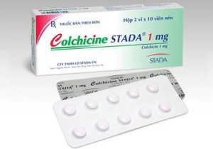 Thuôc chữa bệnh gút cấp tính thuoc-colchicine